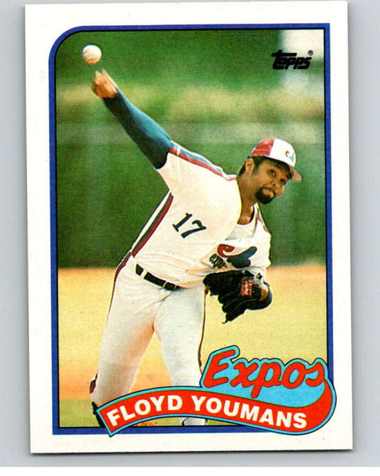 1989 Topps Baseball #91 Floyd Youmans  Montreal Expos  Image 1