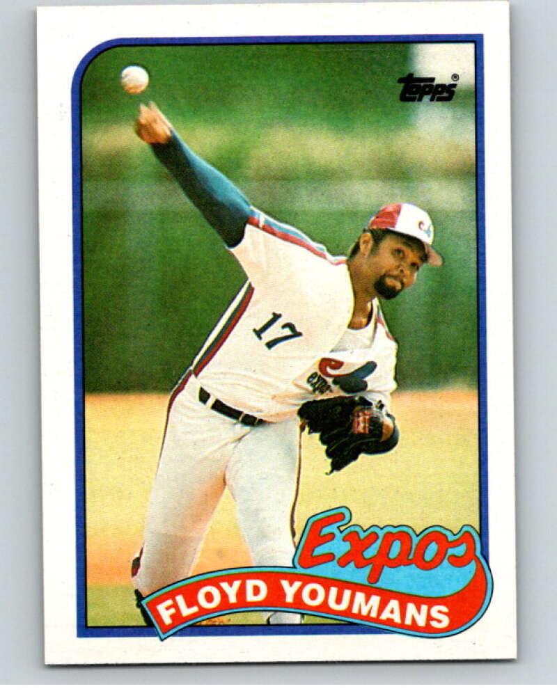 1989 Topps Baseball #91 Floyd Youmans Montreal Expos Image 1