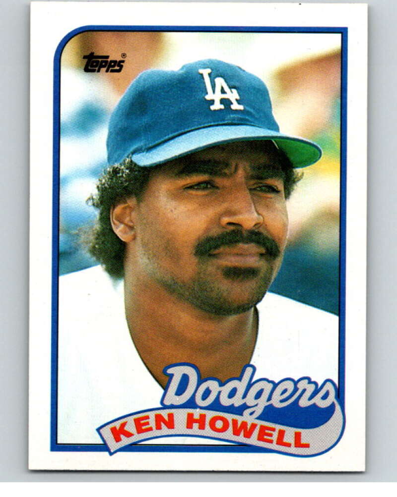 1989 Topps Baseball #93 Ken Howell Los Angeles Dodgers Image 1