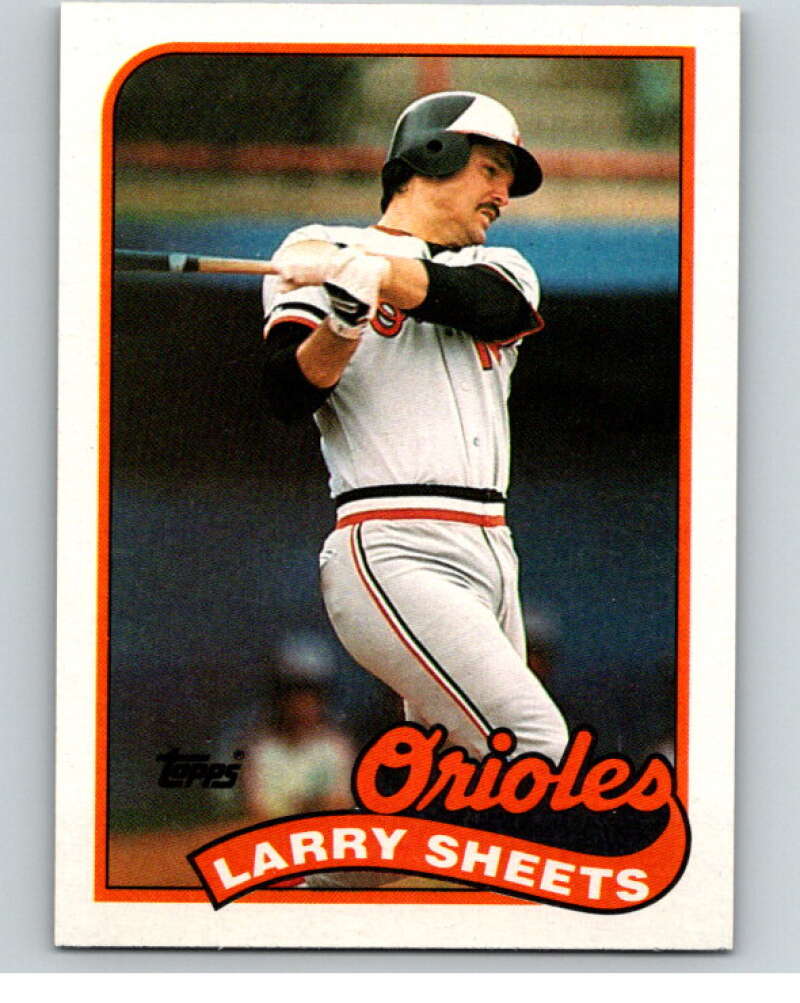 1989 Topps Baseball #98 Larry Sheets Baltimore Orioles Image 1