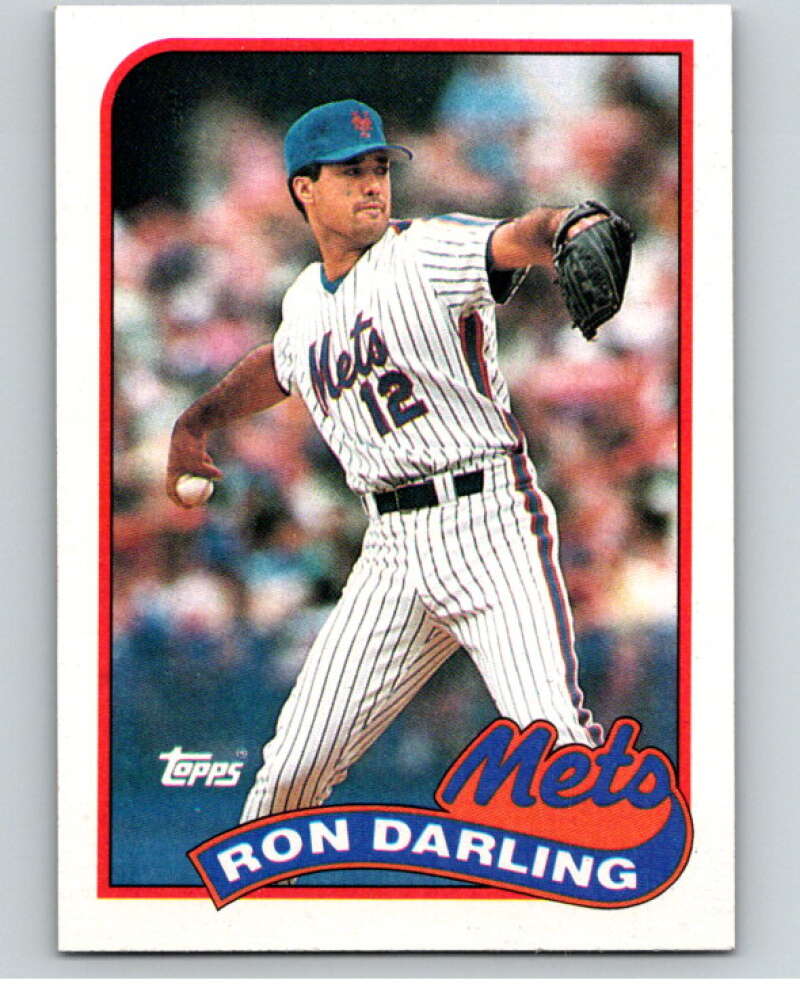 1989 Topps Baseball #105 Ron Darling New York Mets Image 1