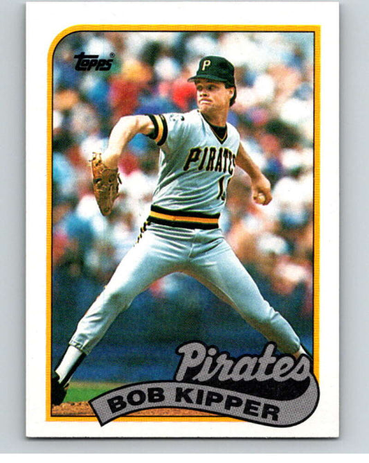 1989 Topps Baseball #114 Bob Kipper  Pittsburgh Pirates  Image 1