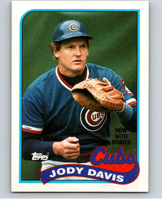 1989 Topps Baseball #115 Jody Davis  Chicago Cubs  Image 1