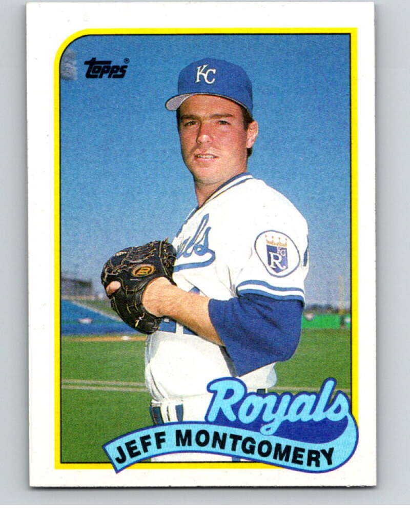 1989 Topps Baseball #116 Jeff Montgomery Kansas City Royals Image 1