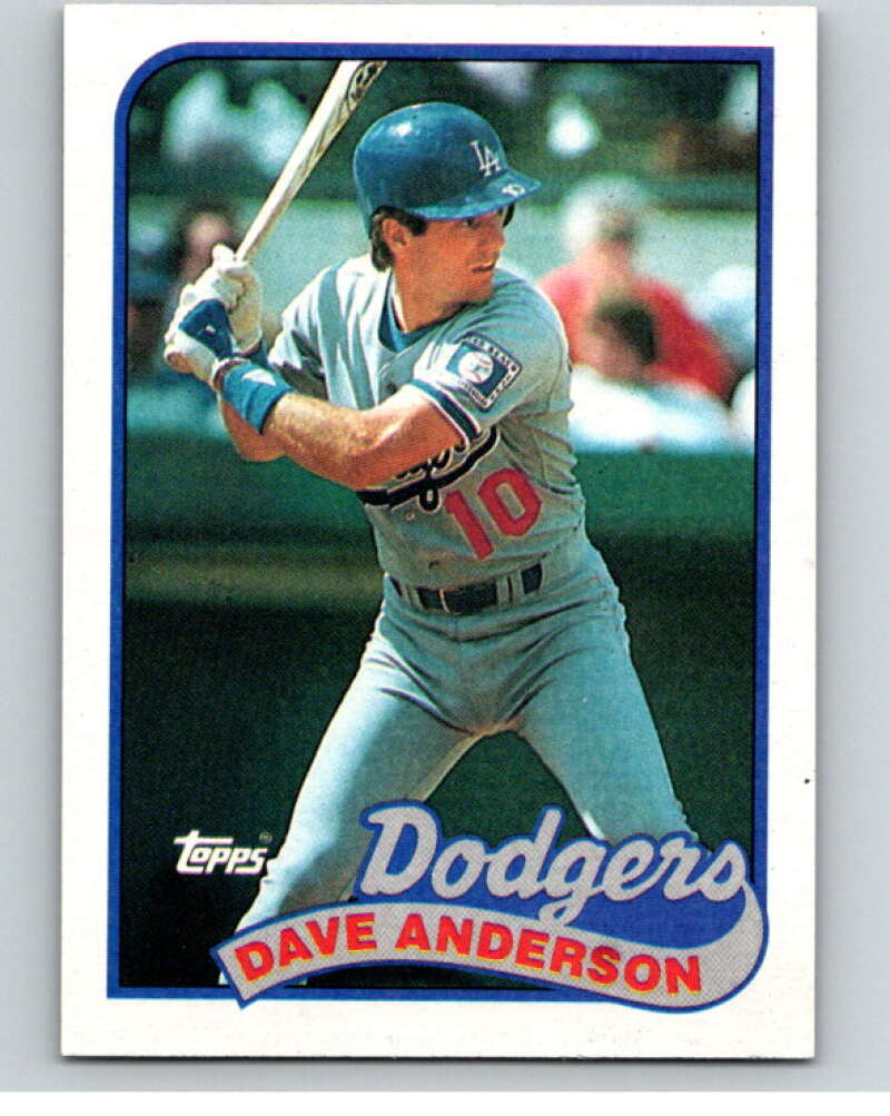 1989 Topps Baseball #117 Dave Anderson Los Angeles Dodgers Image 1