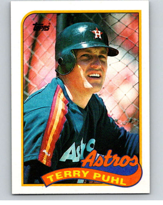 1989 Topps Baseball #119 Terry Puhl  Houston Astros  Image 1