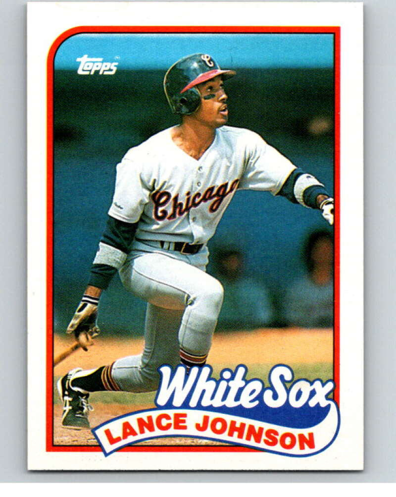 1989 Topps Baseball #122 Lance Johnson Chicago White Sox Image 1