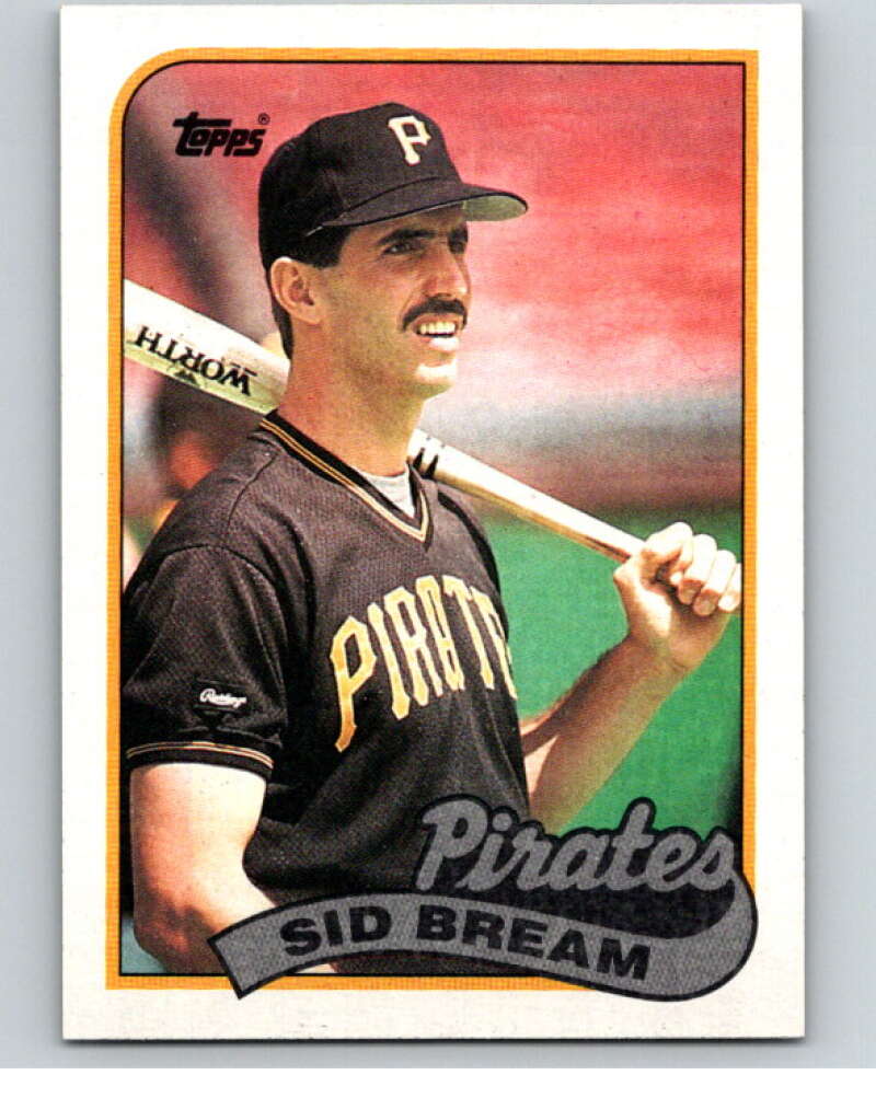 1989 Topps Baseball #126 Sid Bream Pittsburgh Pirates Image 1