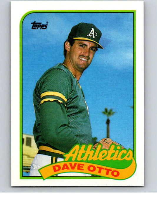 1989 Topps Baseball #131 Dave Otto  Oakland Athletics  Image 1