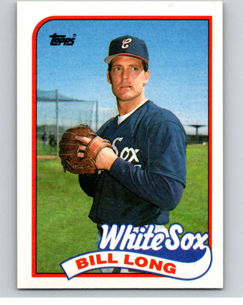 1989 Topps Baseball #133 Bill Long Chicago White Sox Image 1