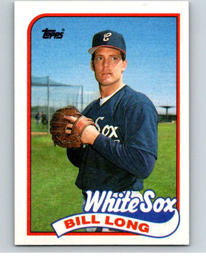 1989 Topps Baseball #133 Bill Long  Chicago White Sox  Image 1