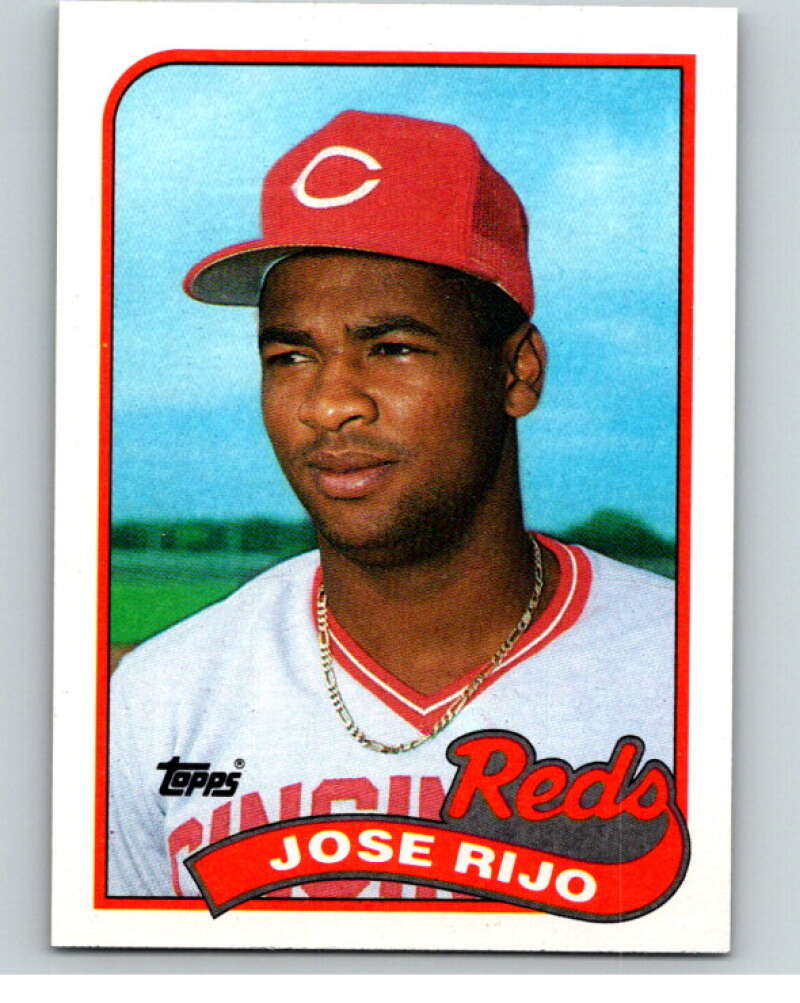 1989 Topps Baseball #135 Jose Rijo Cincinnati Reds Image 1