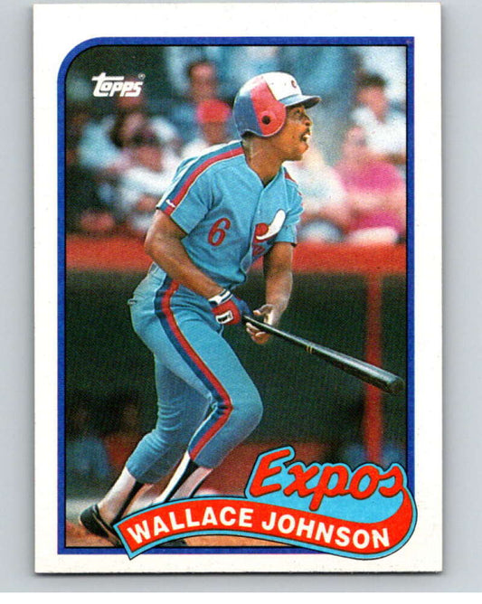 1989 Topps Baseball #138 Wallace Johnson  Montreal Expos  Image 1
