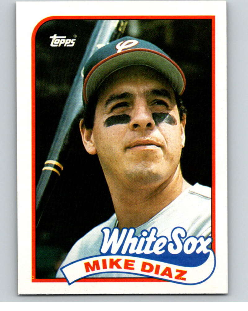 1989 Topps Baseball #142 Mike Diaz Chicago White Sox Image 1