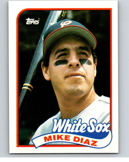 1989 Topps Baseball #142 Mike Diaz  Chicago White Sox  Image 1
