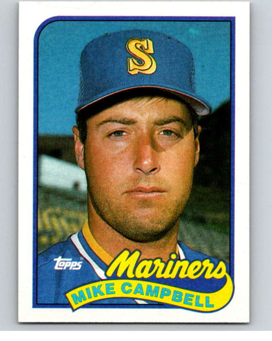 1989 Topps Baseball #143 Mike Campbell  Seattle Mariners  Image 1