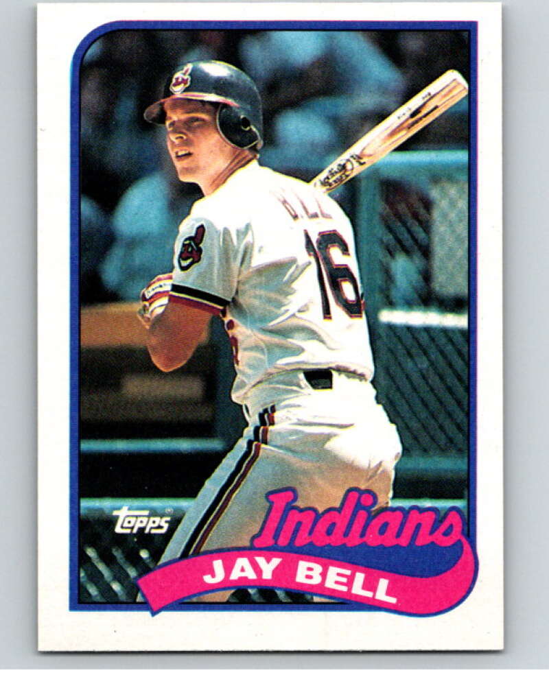 1989 Topps Baseball #144 Jay Bell Cleveland Indians Image 1