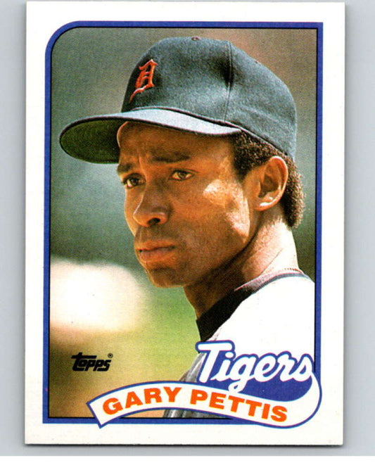 1989 Topps Baseball #146 Gary Pettis  Detroit Tigers  Image 1