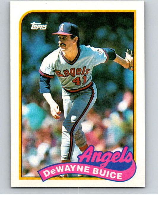 1989 Topps Baseball #147 De Wayne Buice  California Angels  Image 1