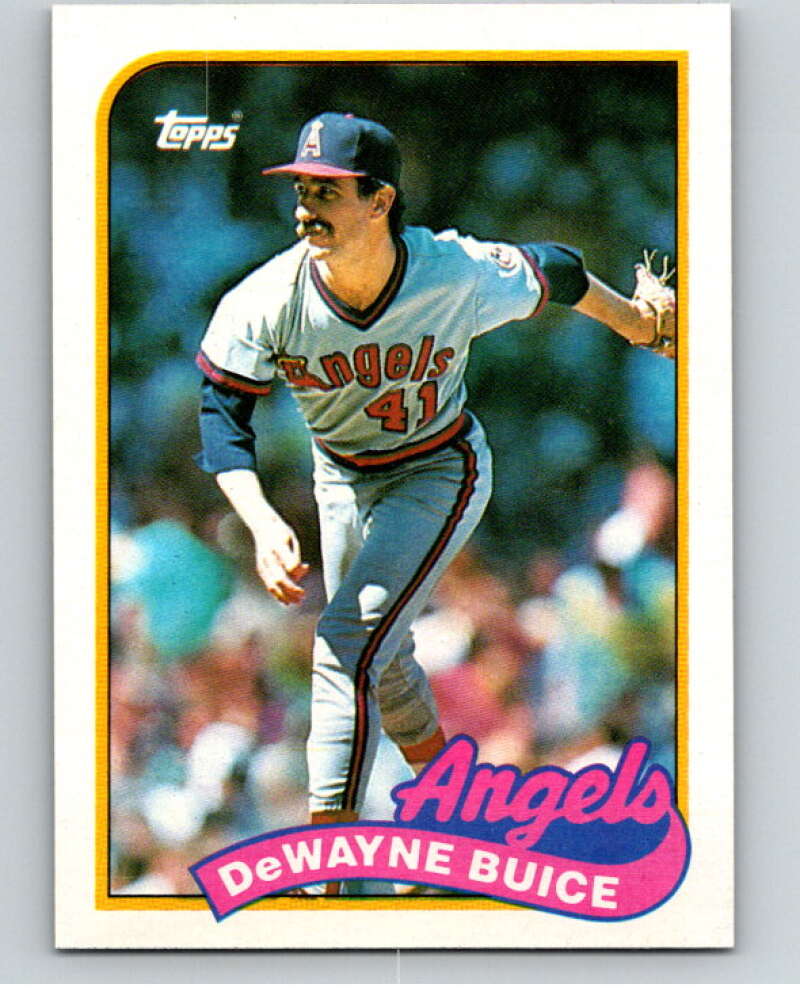 1989 Topps Baseball #147 De Wayne Buice California Angels Image 1