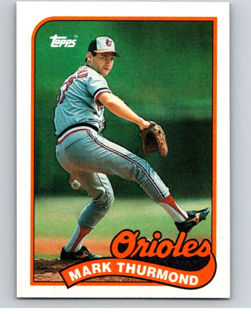 1989 Topps Baseball #152 Mark Thurmond Baltimore Orioles Image 1