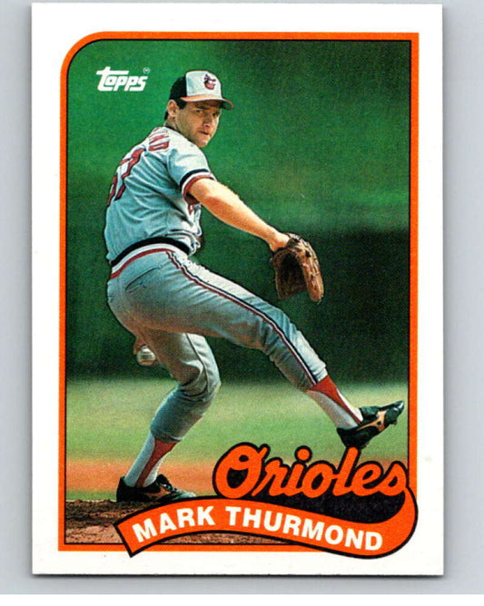 1989 Topps Baseball #152 Mark Thurmond  Baltimore Orioles  Image 1