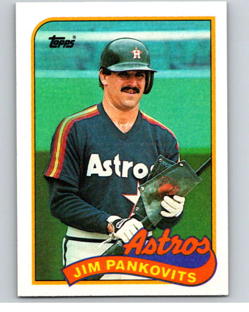 1989 Topps Baseball #153 Jim Pankovits Houston Astros Image 1