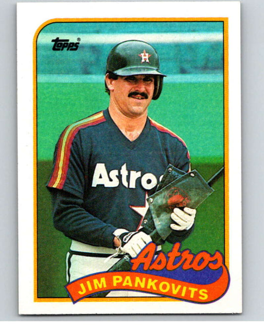 1989 Topps Baseball #153 Jim Pankovits  Houston Astros  Image 1