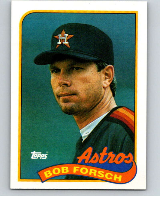 1989 Topps Baseball #163 Bob Forsch  Houston Astros  Image 1