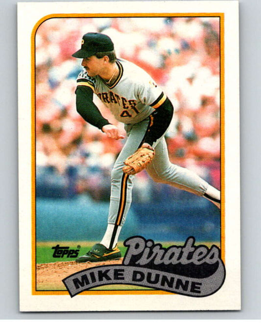 1989 Topps Baseball #165 Mike Dunne UER  Pittsburgh Pirates  Image 1