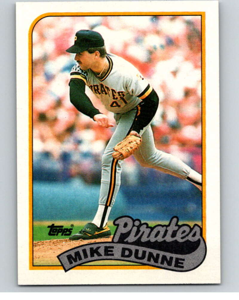 1989 Topps Baseball #165 Mike Dunne UER Pittsburgh Pirates Image 1
