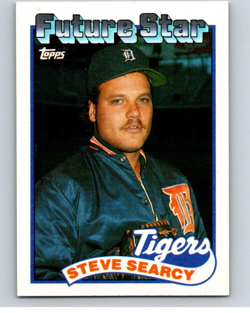 1989 Topps Baseball #167 Steve Searcy FS Detroit Tigers Image 1