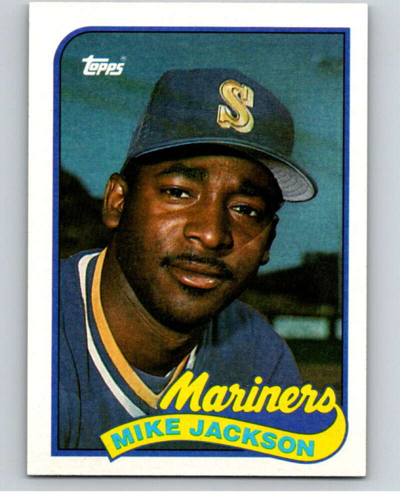 1989 Topps Baseball #169 Mike Jackson Seattle Mariners Image 1