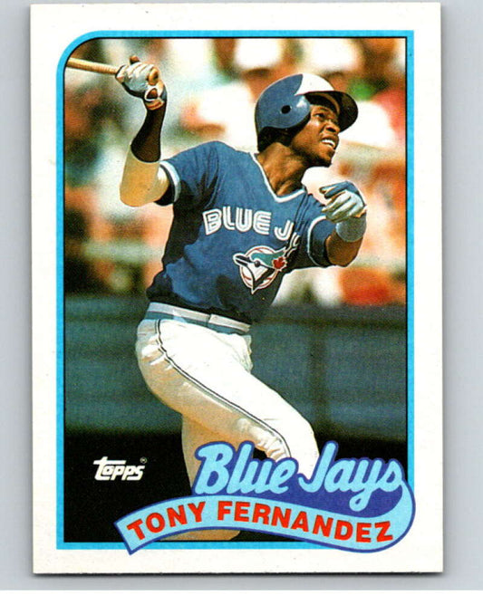 1989 Topps Baseball #170 Tony Fernandez  Toronto Blue Jays  Image 1