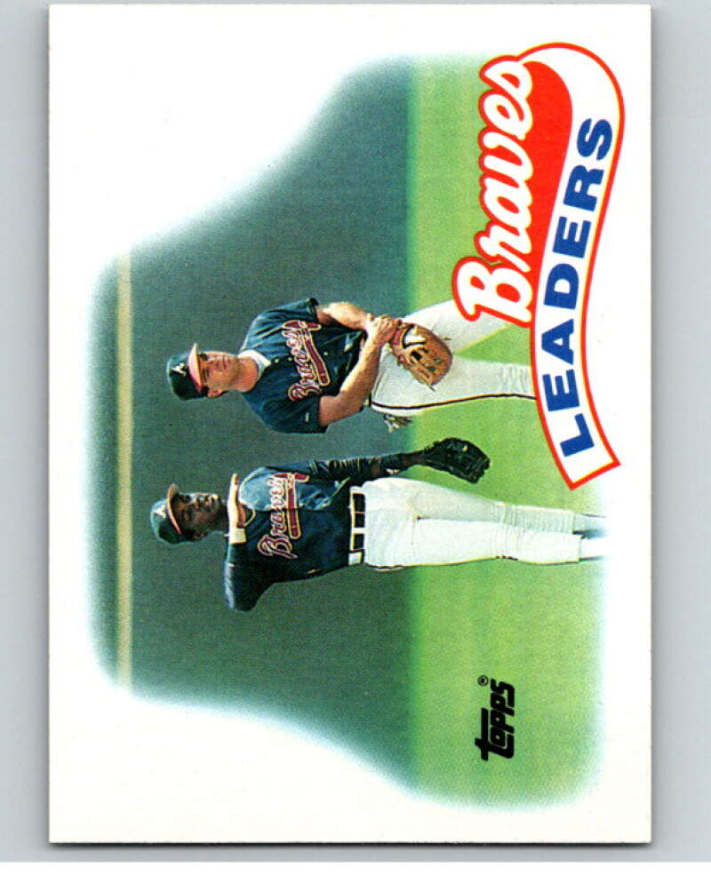 1989 Topps Baseball #171 Andres Thomas Atlanta Braves TL Atlanta Braves Image 1