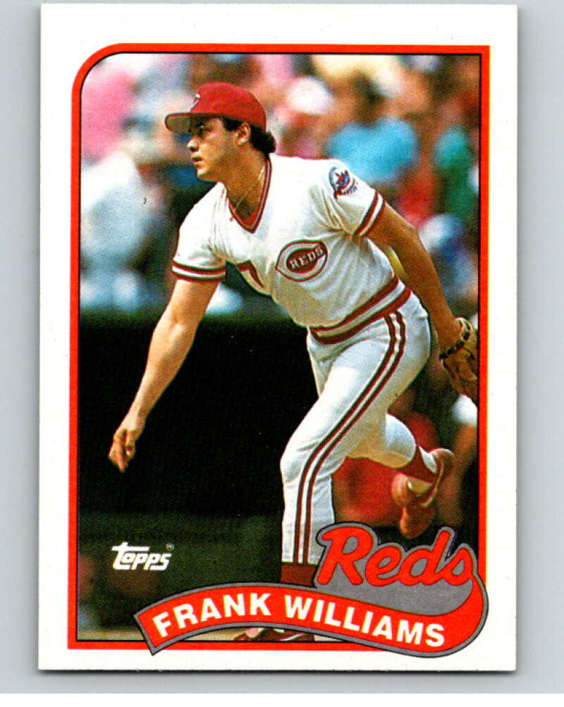 1989 Topps Baseball #172 Frank Williams Cincinnati Reds Image 1