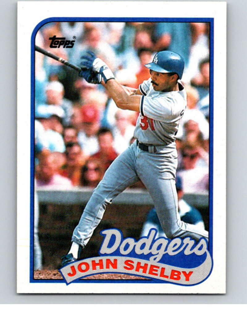 1989 Topps Baseball #175 John Shelby Los Angeles Dodgers Image 1