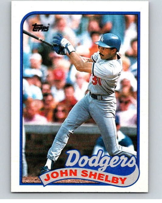 1989 Topps Baseball #175 John Shelby  Los Angeles Dodgers  Image 1