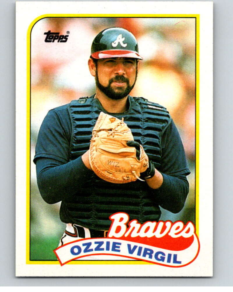 1989 Topps Baseball #179 Ozzie Virgil Atlanta Braves Image 1