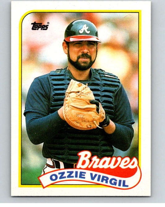 1989 Topps Baseball #179 Ozzie Virgil  Atlanta Braves  Image 1