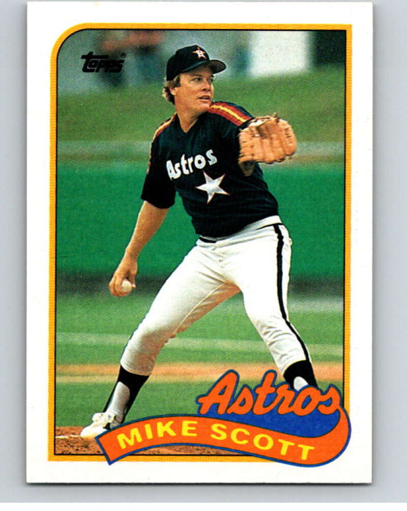 1989 Topps Baseball #180 Mike Scott Houston Astros Image 1