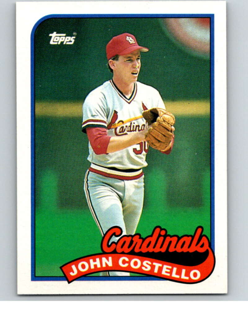1989 Topps Baseball #184 John Costello St. Louis Cardinals Image 1