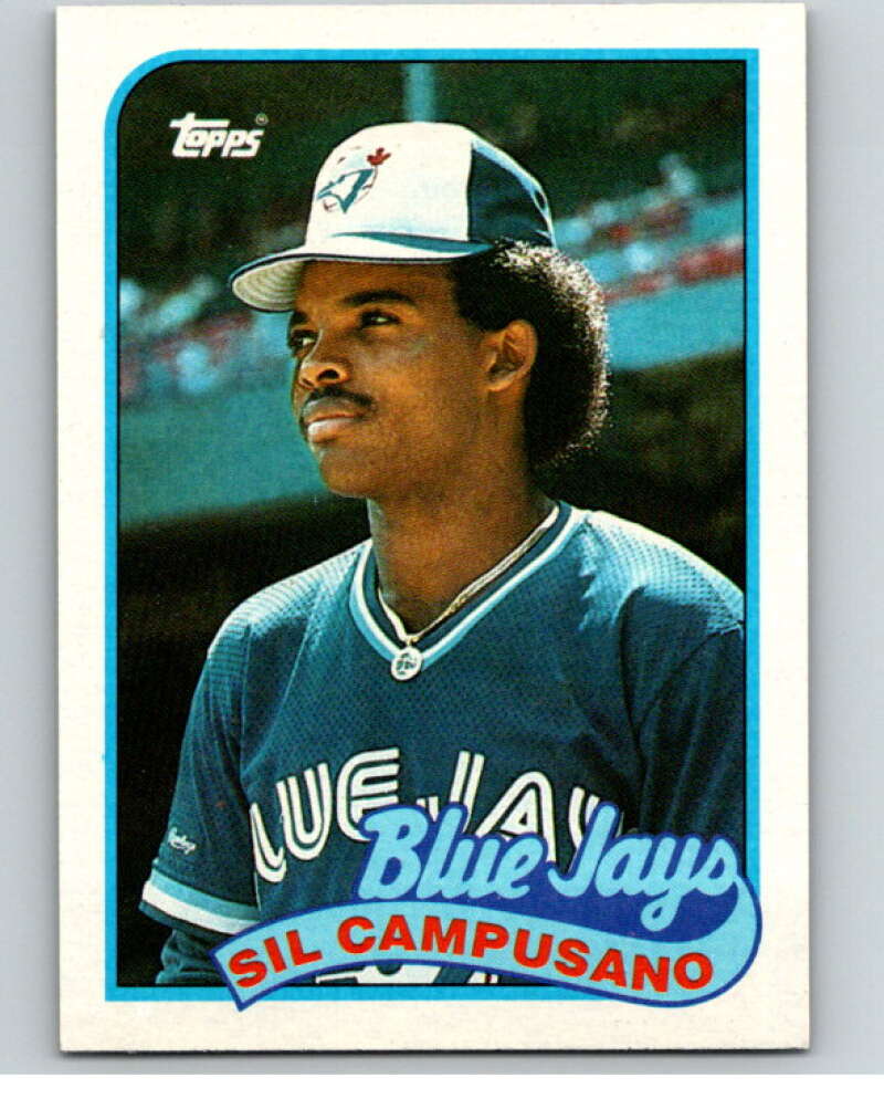 1989 Topps Baseball #191 Sil Campusano RC Rookie Toronto Blue Jays Image 1