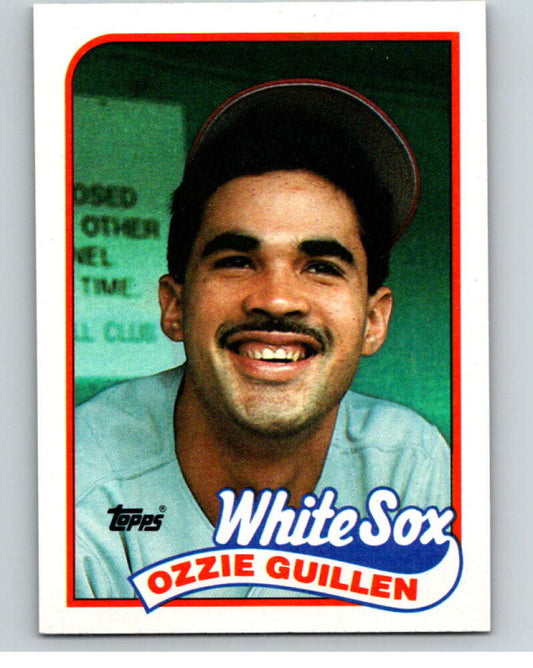 1989 Topps Baseball #195 Ozzie Guillen  Chicago White Sox  Image 1