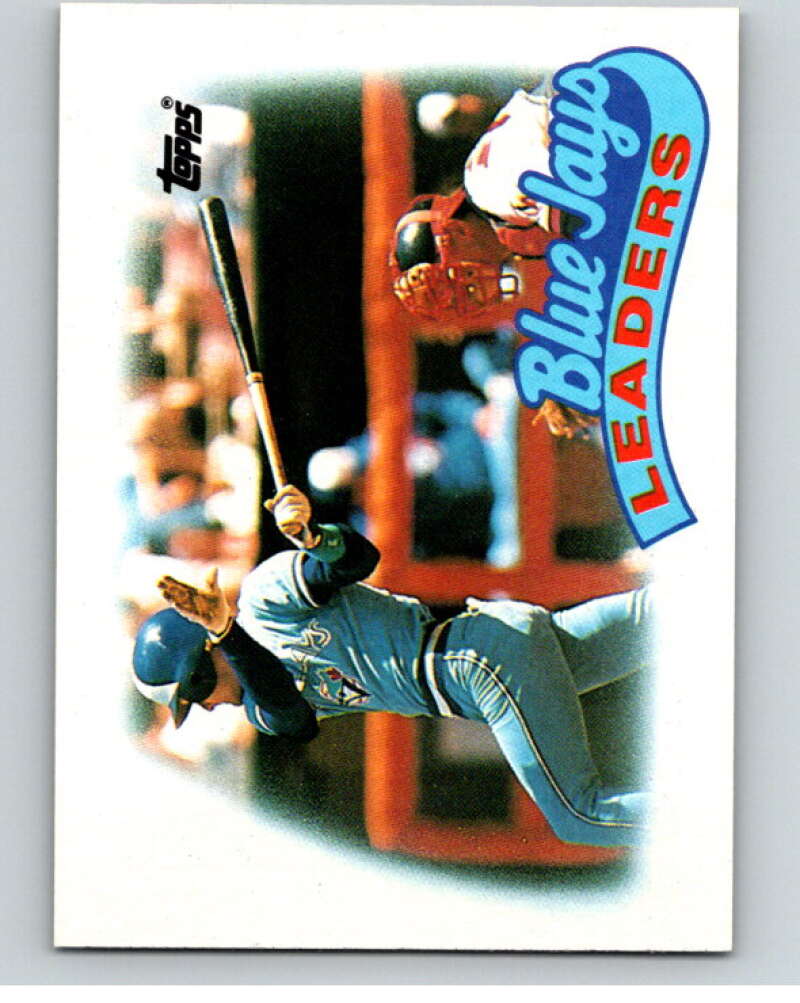 1989 Topps Baseball #201 Kelly Gruber Toronto Blue Jays TL Toronto Blue Jays Image 1