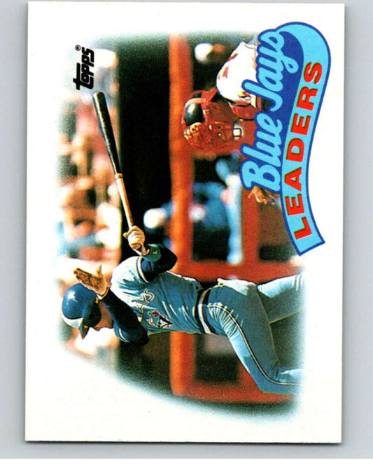 1989 Topps Baseball #201 Kelly Gruber Toronto Blue Jays TL  Toronto Blue Jays  Image 1