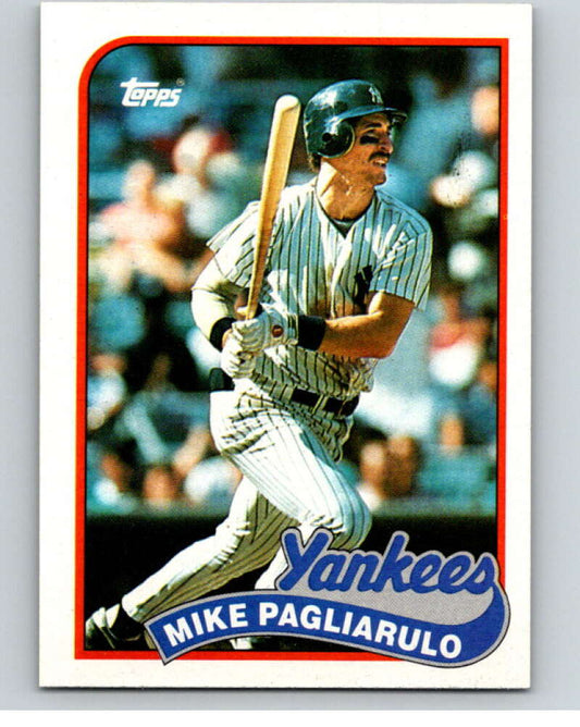 1989 Topps Baseball #211 Mike Pagliarulo  New York Yankees  Image 1