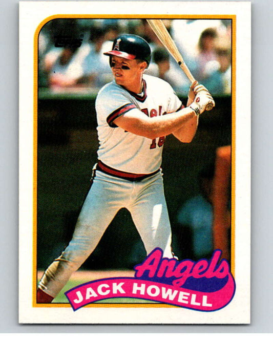 1989 Topps Baseball #216 Jack Howell  California Angels  Image 1