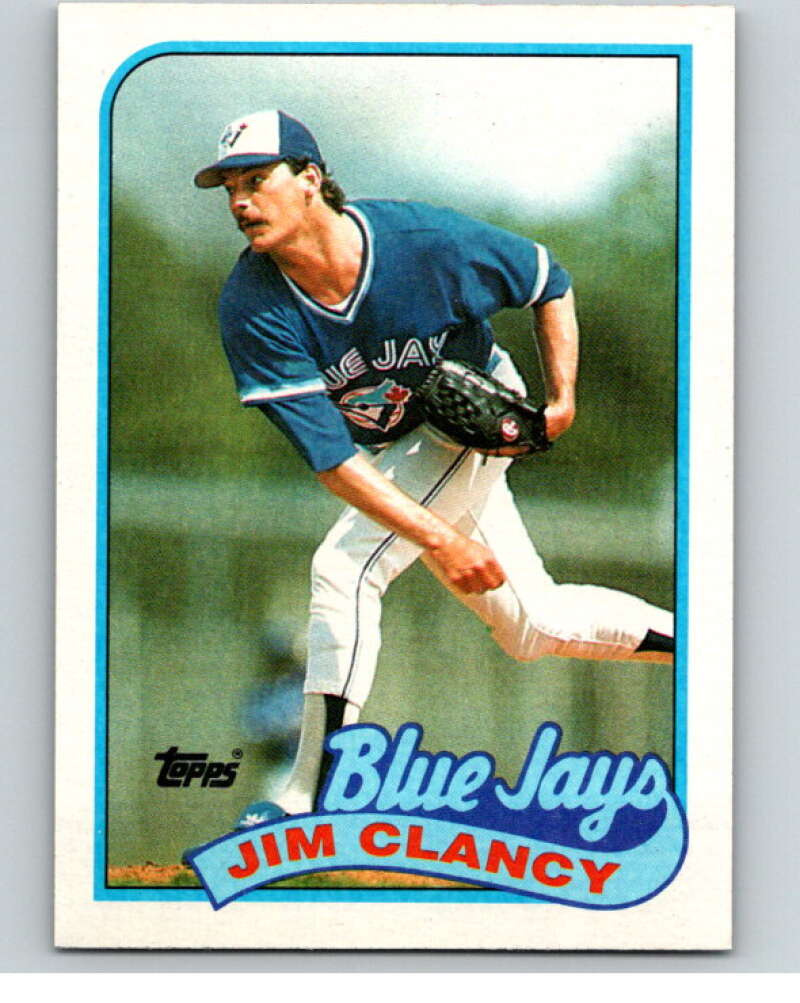 1989 Topps Baseball #219 Jim Clancy Toronto Blue Jays Image 1
