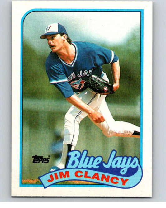 1989 Topps Baseball #219 Jim Clancy  Toronto Blue Jays  Image 1